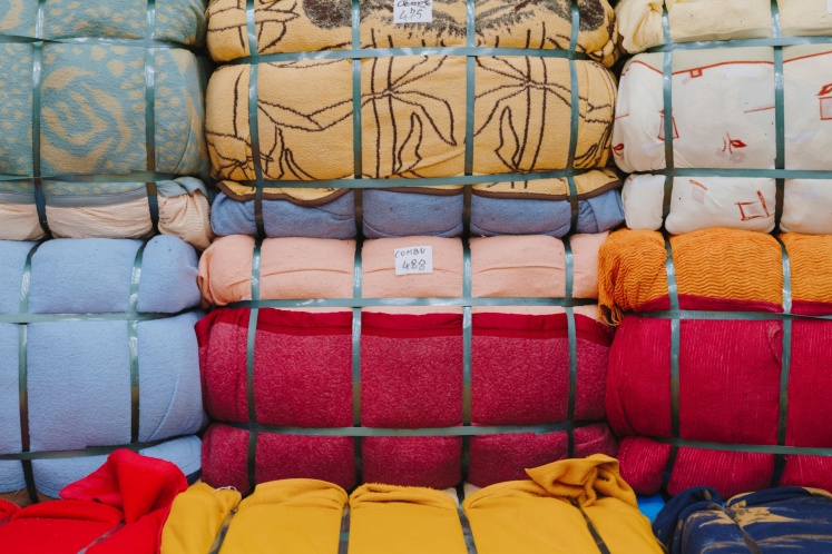 balles colorée centre de tri